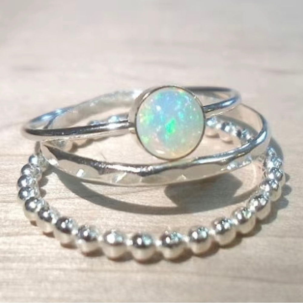 New! 3pcs Boho Creative Moonstar‎ Ring Zinc Alloy Ring